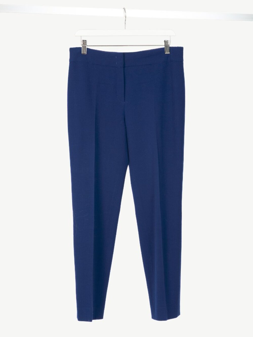 Escada Tina Ink Wool-Pique Tapered Trousers